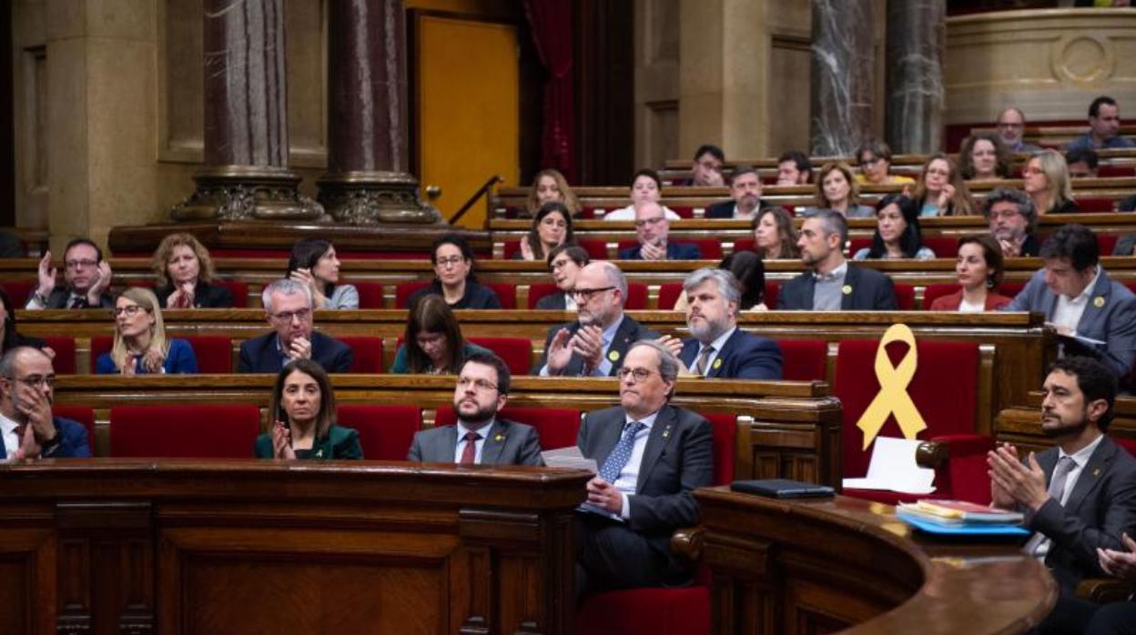 Una sesión del Parlamento de Cataluña