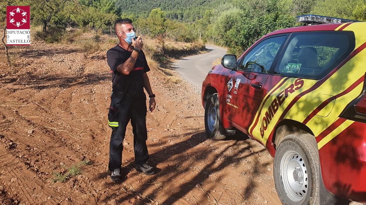 Imagen de una dotación de Bomberos de Castellón en la búsqueda esta semana de otro desaparecido en la provincia