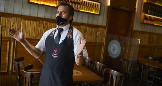 Baldomero, responsable de la cervecería Santa Ana