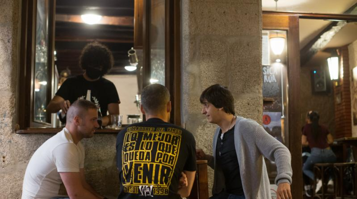 Una terraza en Lugo, este viernes