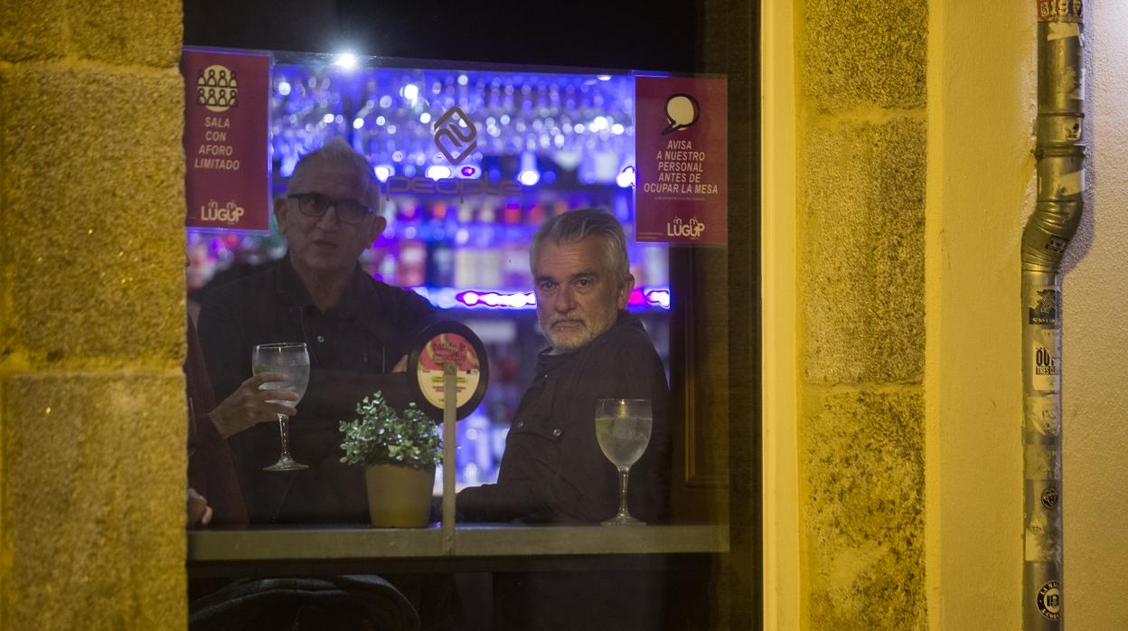 Ambiente en un local de ocio nocturno de Lugo, este viernes