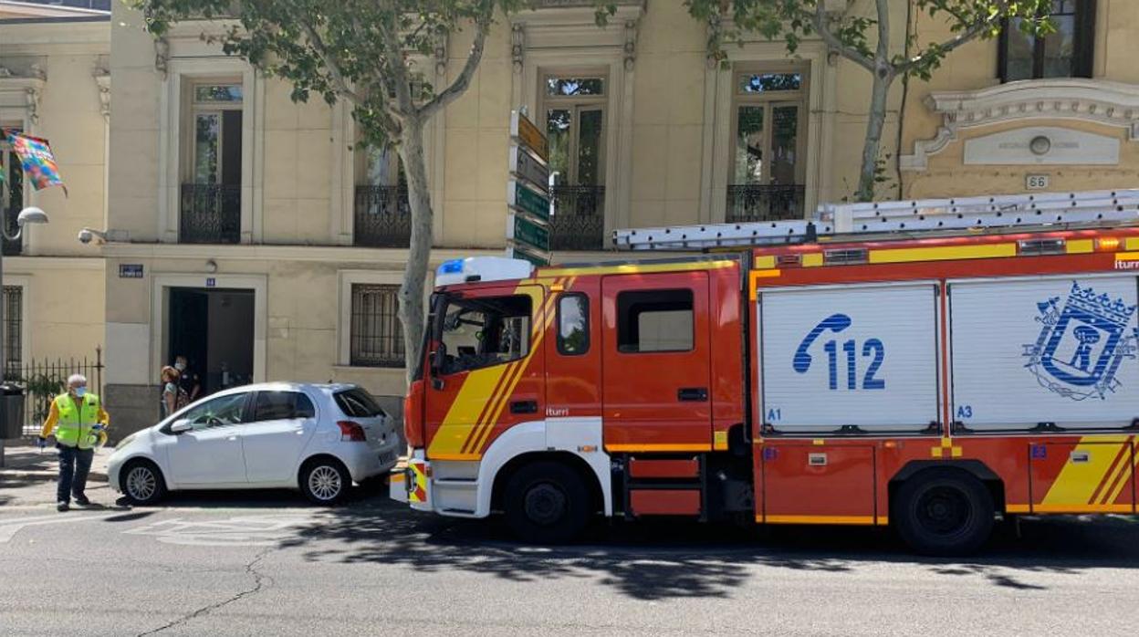 Los Bomberos han revisado posteriormente la cubierta del Museo Nacional de Antropología