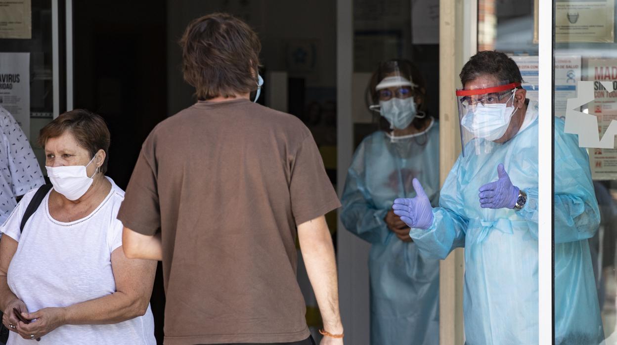 Un centro de salud, durante la pandemia