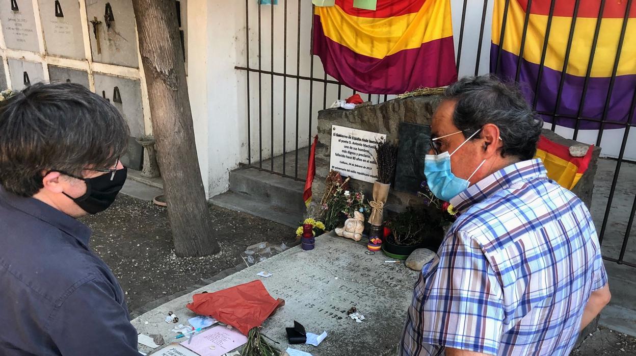 Torra y Puigdemont en Colliure