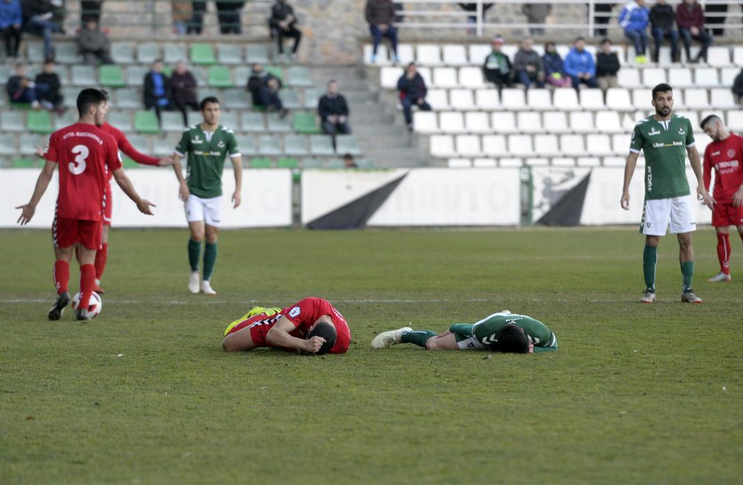 Imagen de archivo de un lance de un partido entre el CD Toledo y el Marchamalo