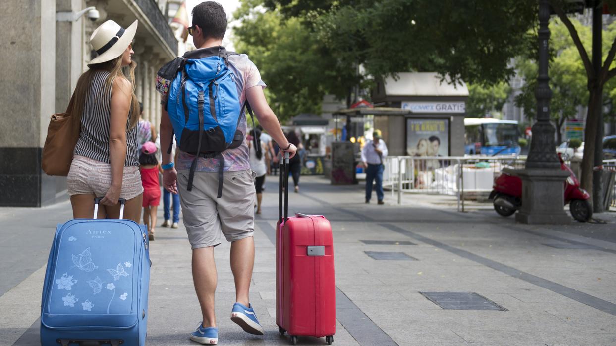 Turistas en una imagen de archivo