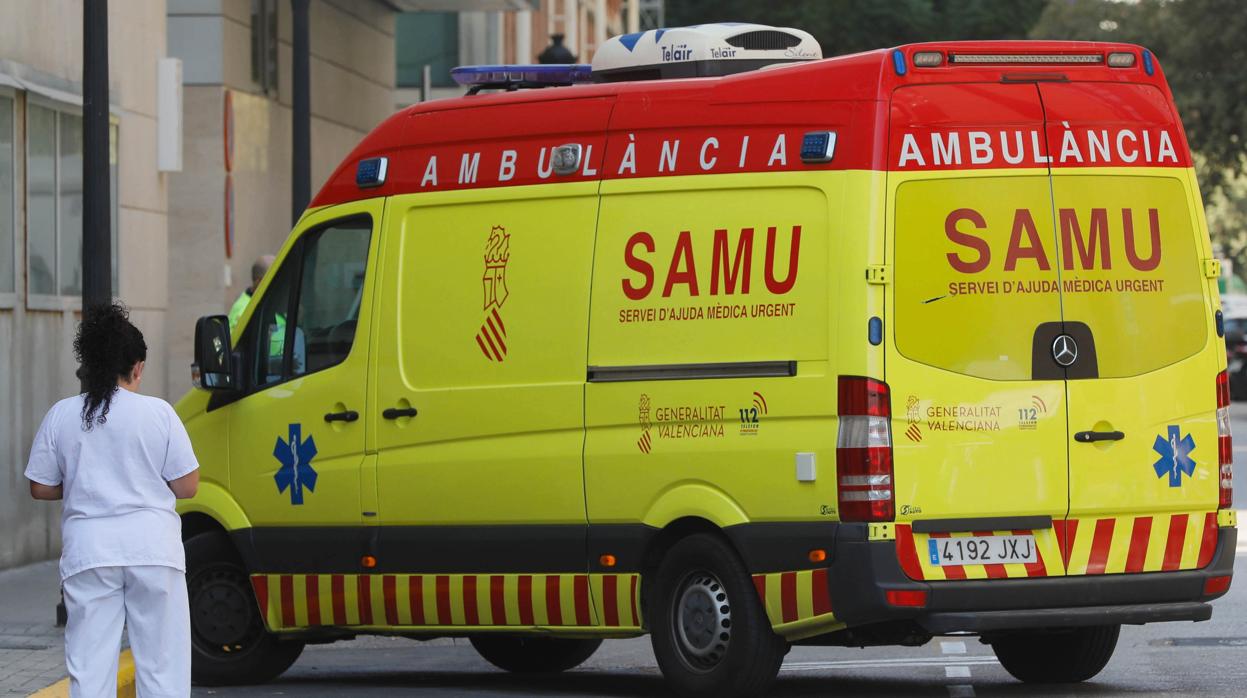 Imagen de archivo de una ambulancia del Samu