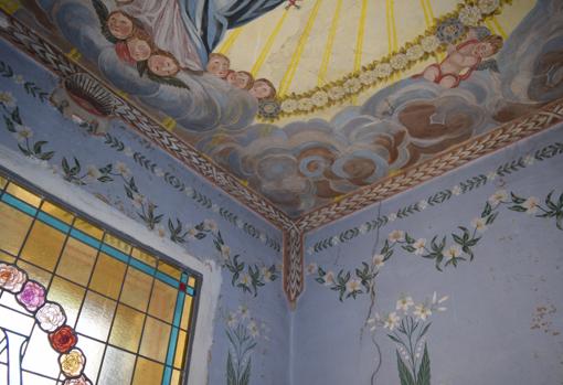 Pinturas del camarín de la Virgen en la iglesia de San Miguel en El Carpio de Tajo