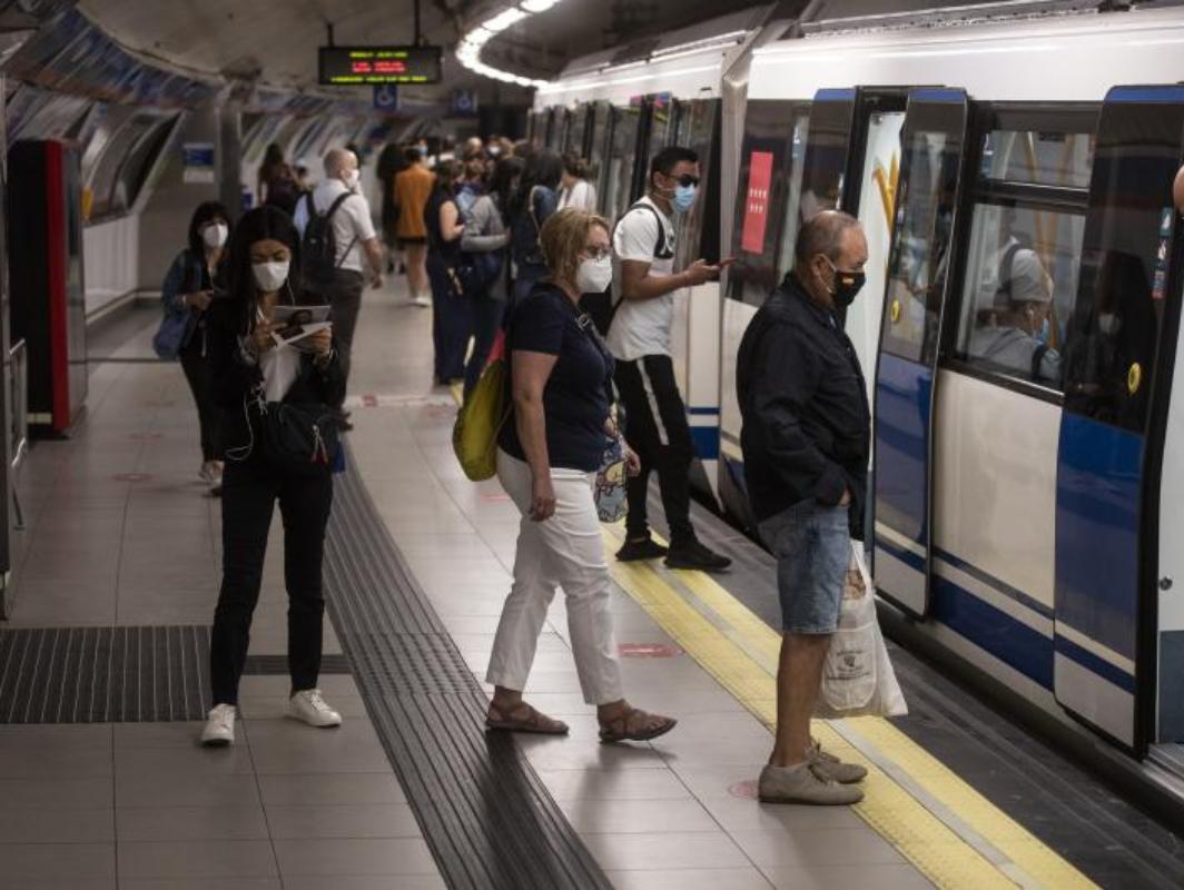 Imagen de archivo del metro de Madrid