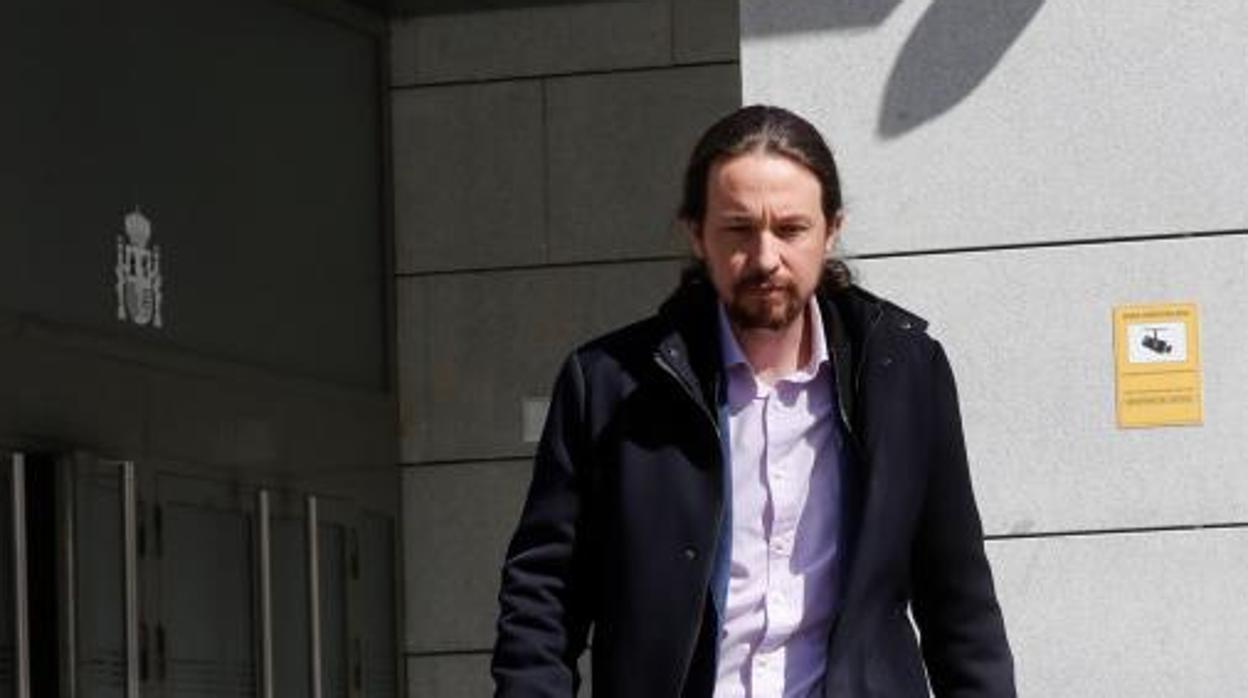 Pablo Iglesias, en la Audiencia Nacional