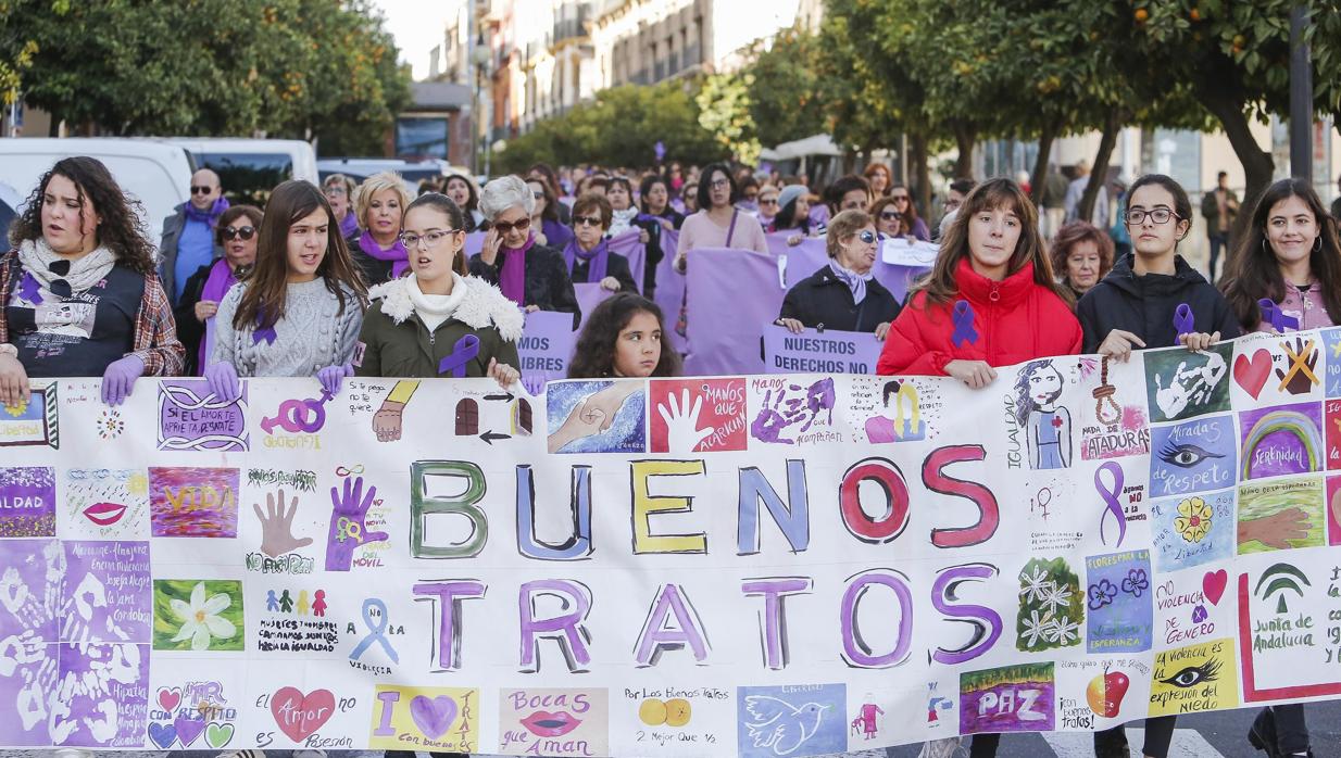 Protesta en Córdoba en una imagen de archivo