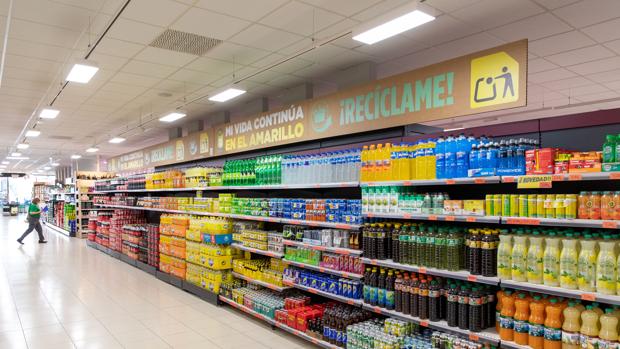 Imagen de la primera tienda 6.25 de Mercadona situada en Valencia