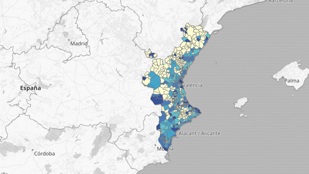 Coronavirus en Valencia: listado de municipios con más contagiados desde la vuelta al cole