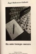 Un libro claro de Ángel Ballesteros para tiempos oscuros