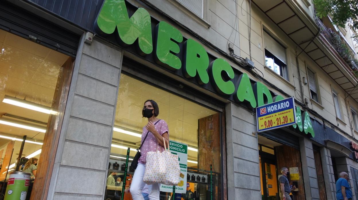 Imagen tomada en un supermercado de Mercadona en Valencia