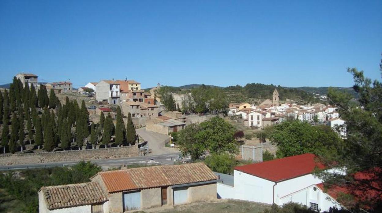 Vista de la localidad castellonense de Zucaina