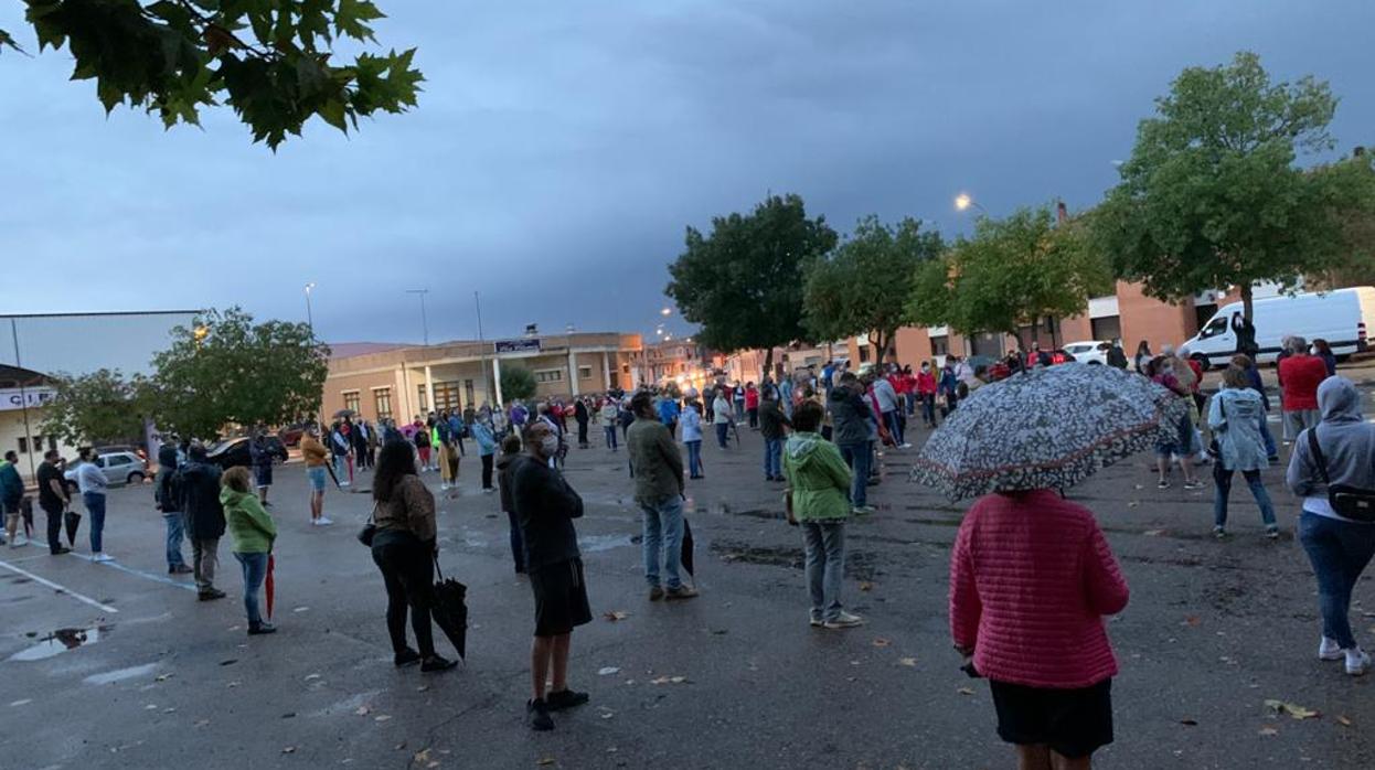 Protestas en Íscar contra el nuevo confinamiento