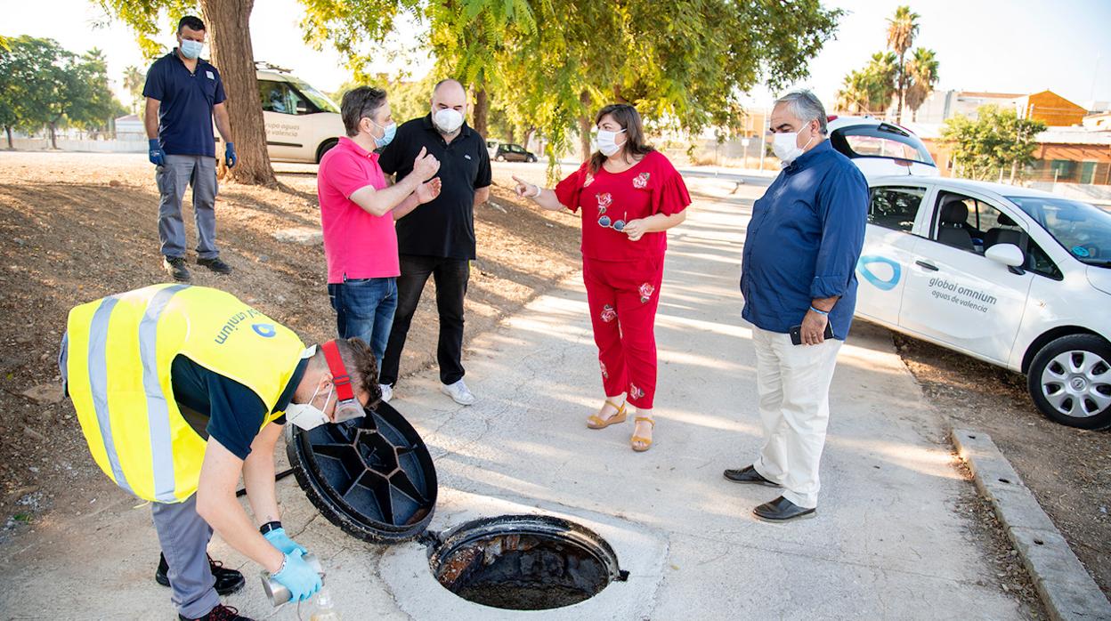 Labores de detección de coronavirus en el municipio de Alcàsser por parte de Global Omnium