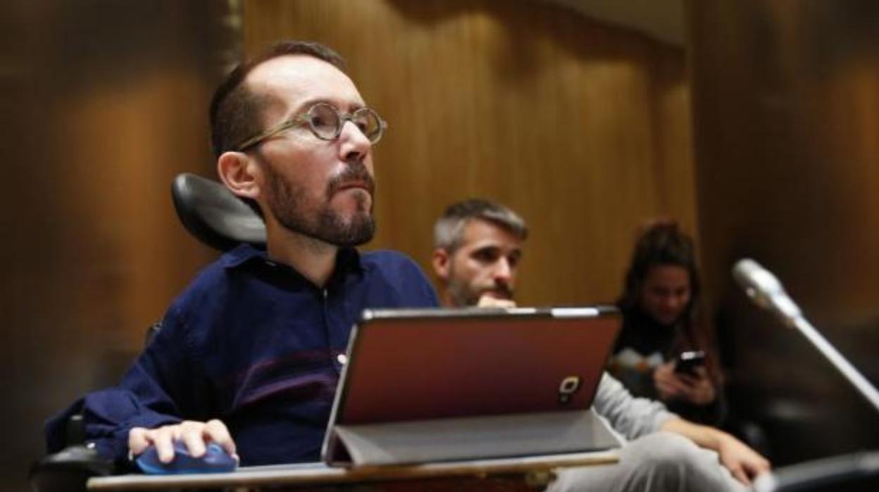 Pablo Echenique, en el Congreso