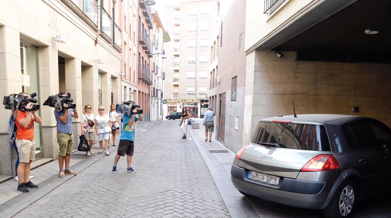 El presunto autor del tiroteo, entrando en los juzgados de Valladolid, en agosto de 2018