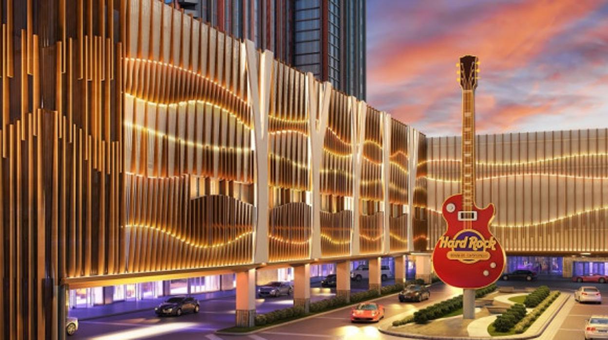 Imagen virtual de un casino del grupo Hard Rock