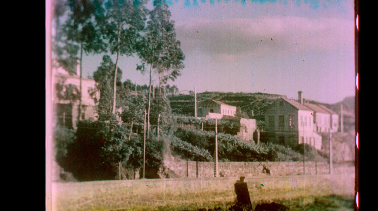Fotograma restaurado de «Pontevedra, cuna de Colón»