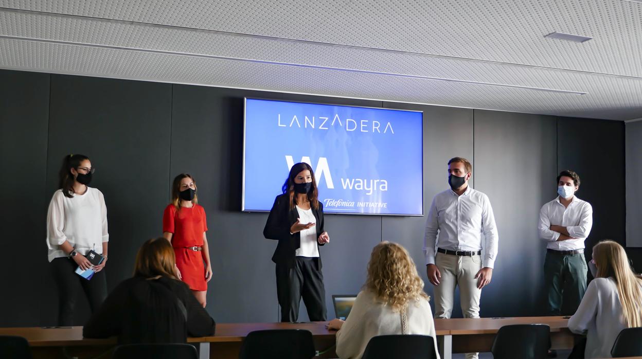 Imagen de la primera sesión de trabajo entre Lanzadera y Wayra