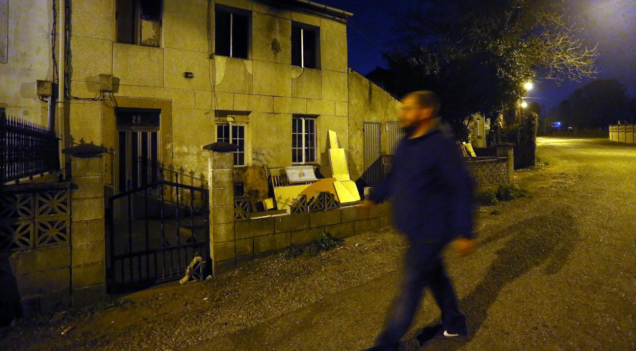 Unas casas ocupadas en el barrio lucense de As Gándaras, en una imagen de archivo