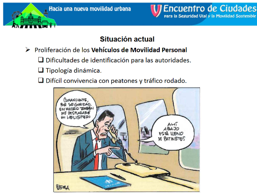 Un subdirector general de la DGT usa sin permiso una viñeta de Puebla publicada en ABC para una ponencia