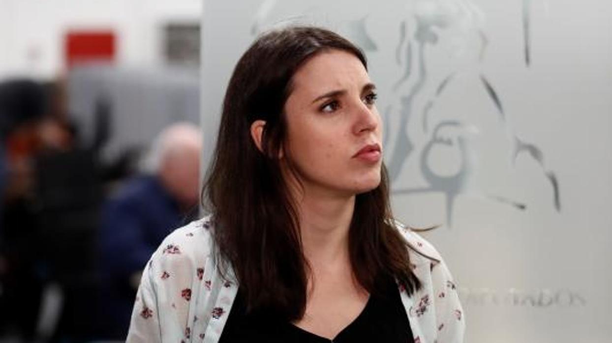 La ministra de Igualdad, Irene Montero