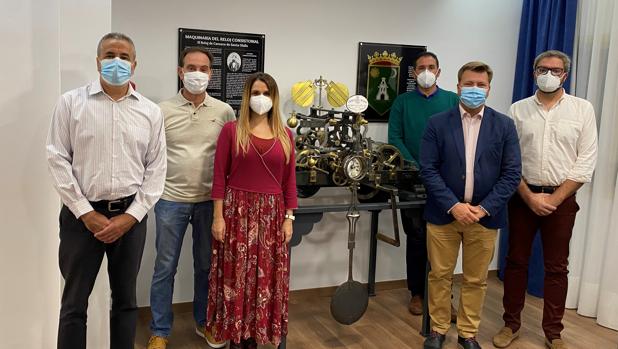 Santa Olalla restaura y expone su centenario reloj Canseco