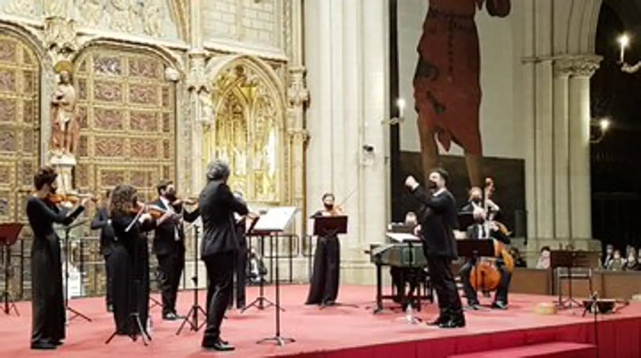 El concierto se celebró en las naves de la catedral de Toledo