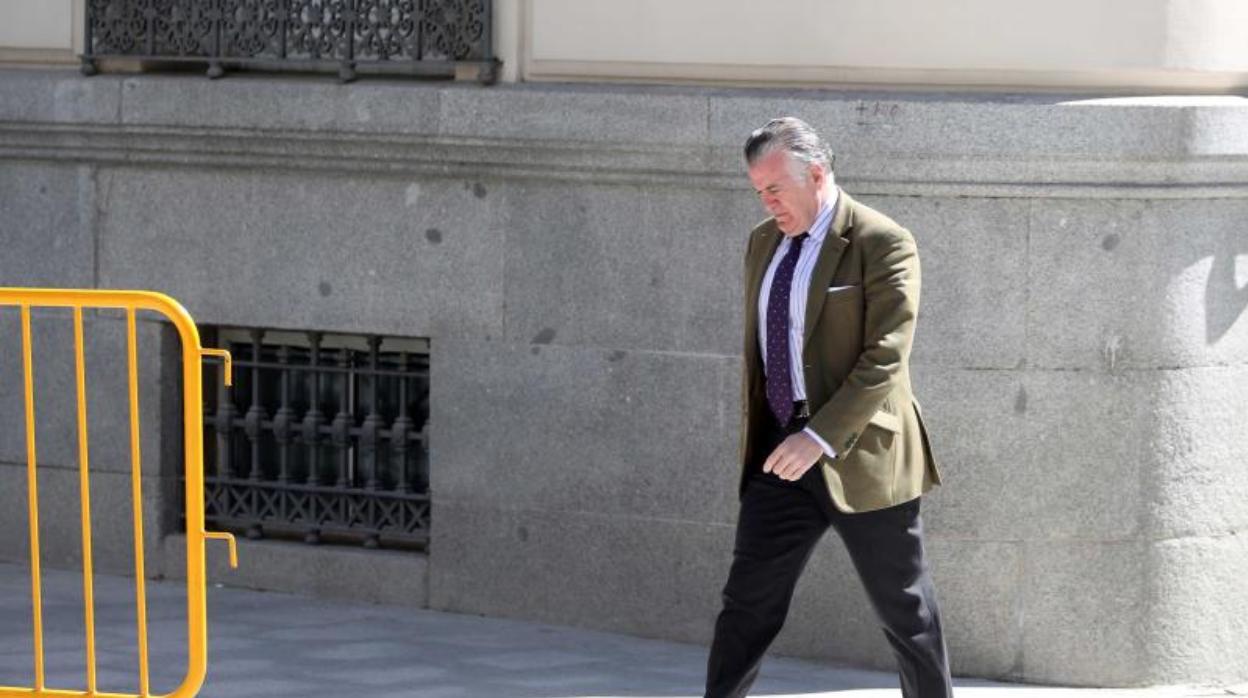 El extesorero del PP Luis Bárcenas en la Audiencia Nacional