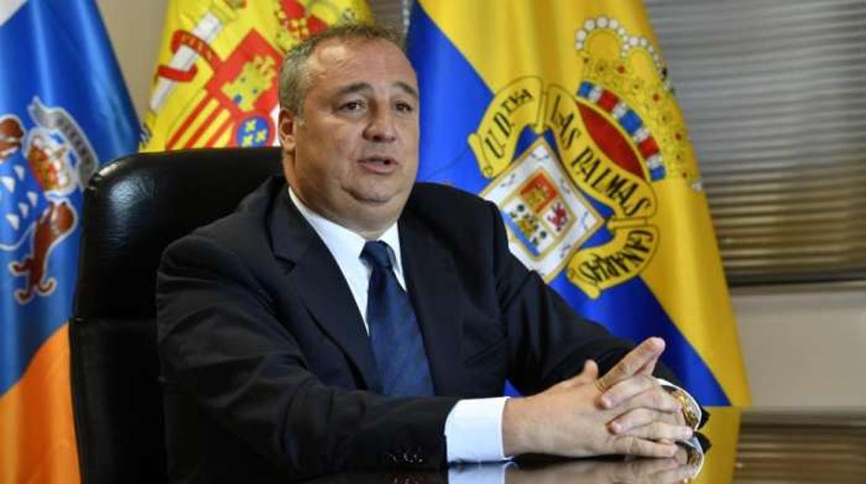 Miguel Ángel ramírez, presidente de la UD Las Palmas