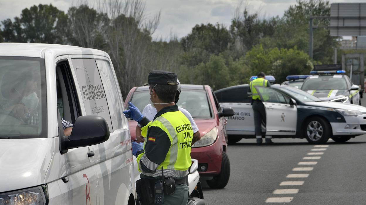 Un control policial en una imagen de archivo