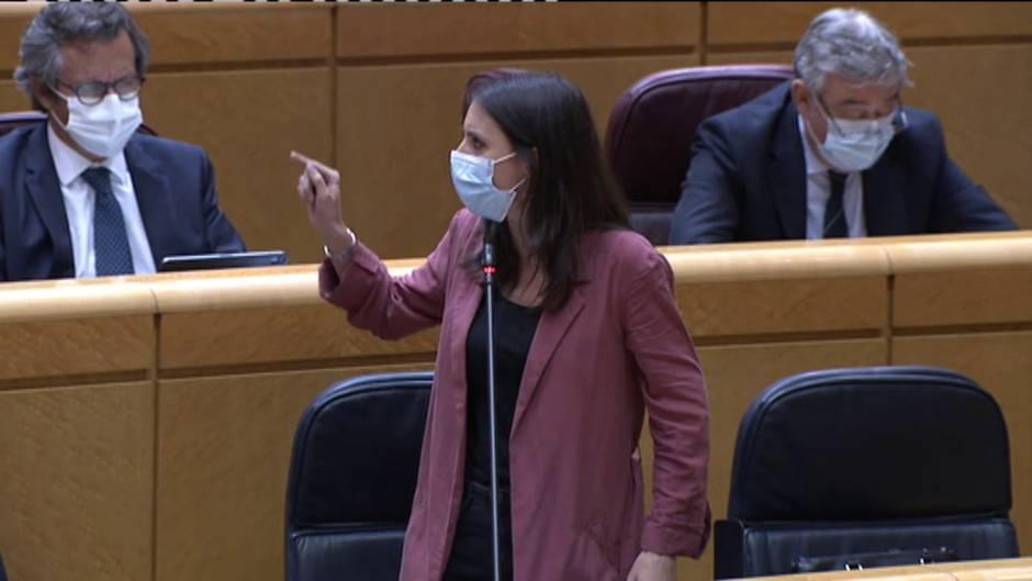 Irene Montero al PP: "Me meto en la cama con quien me da la gana"