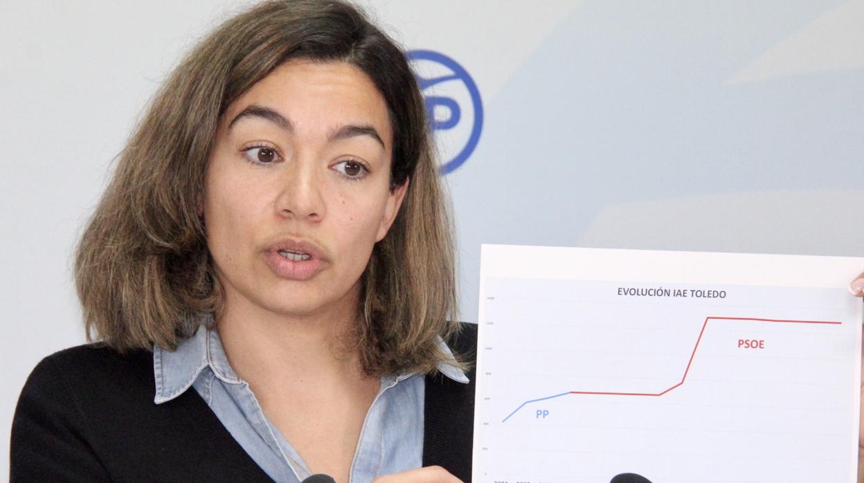 Claudia Alonso, portavoz del PP