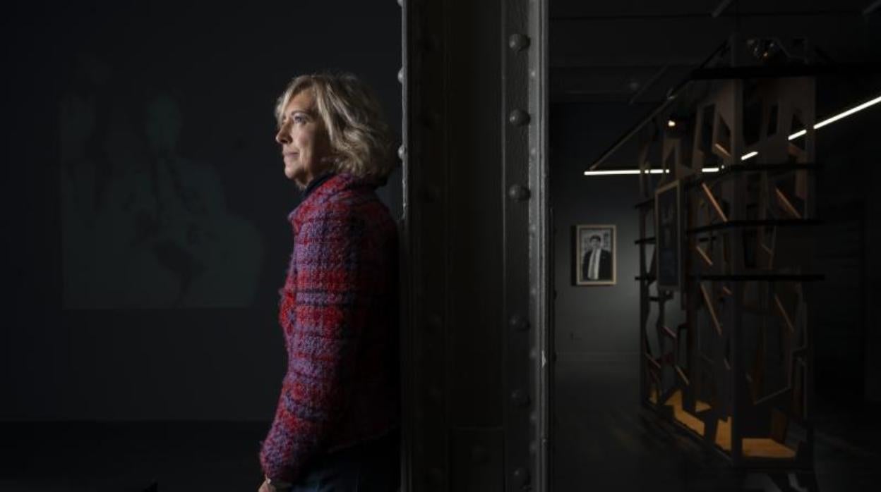 Ana Iríbar, en la exposición de Gregorio Ordóñez abierta ayer en Madrid