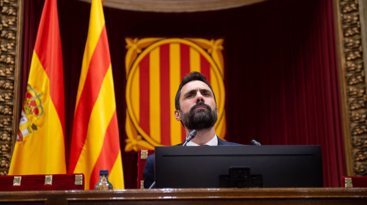 El presidente del Parlament, Roger Torrent