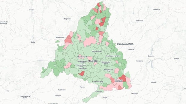 El nivel de coronavirus en Madrid repunta en algunos distritos y municipios en confinamiento