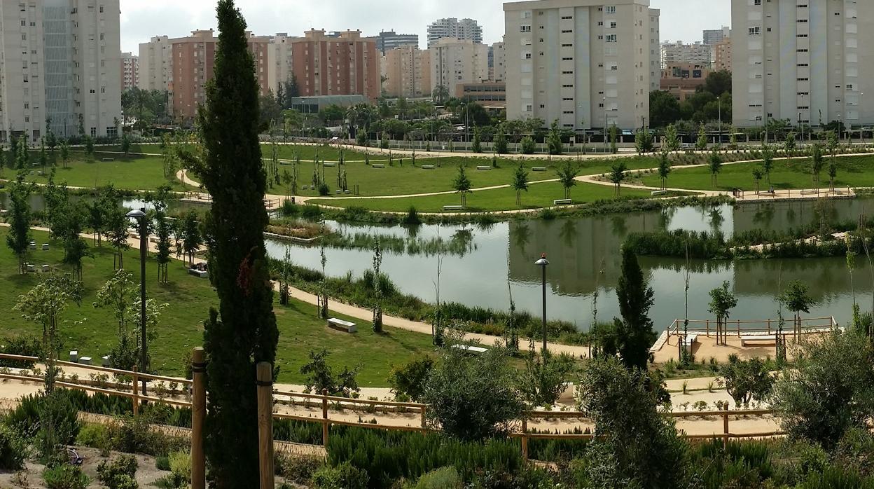 Imagen del Parque de La Marjal de Alicante