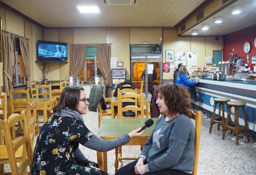 Chari, en el Bar San Gil, un lugar referente para las peñas de Torrijos