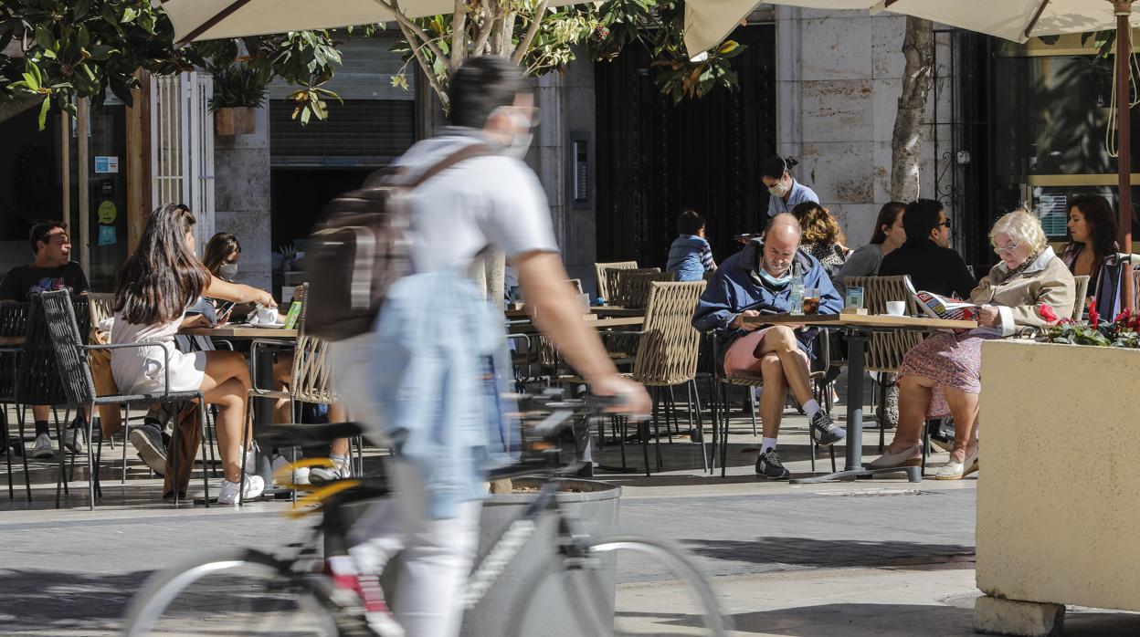 Imagen de una terraza en Valencia