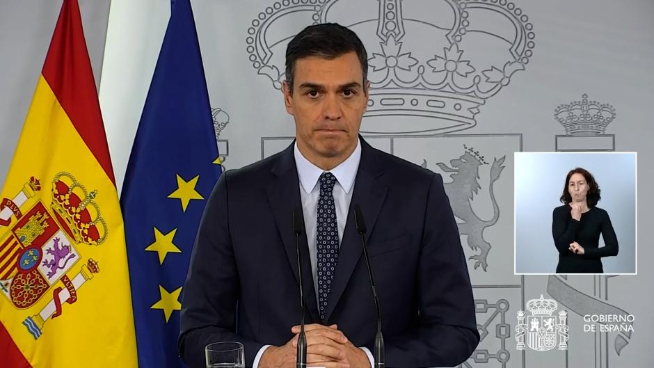 Pedro Sánchez defiende el estado de alarma: «Es lo más eficaz para contener y mantener a raya el virus»