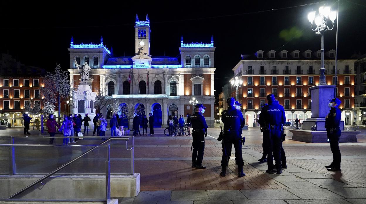 Valladolid, este sábado en su primera noche con el toque de queda