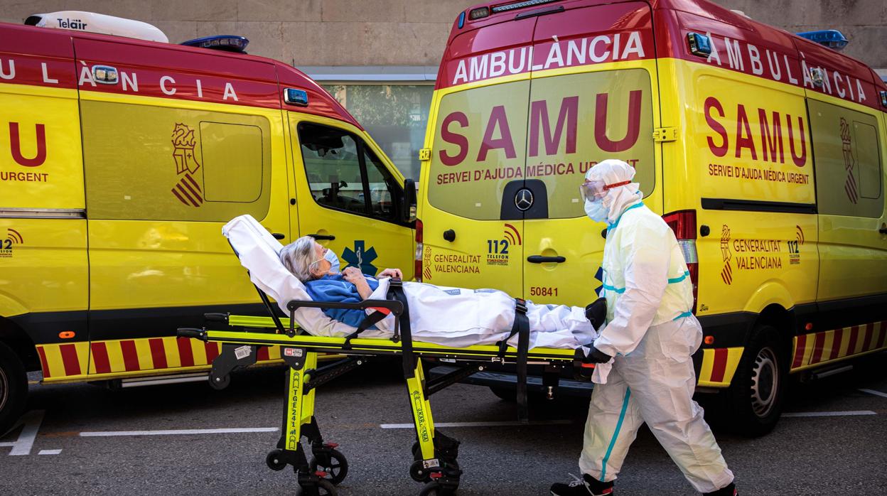 Imagen tomada en un hospital de la provincia de Valencia