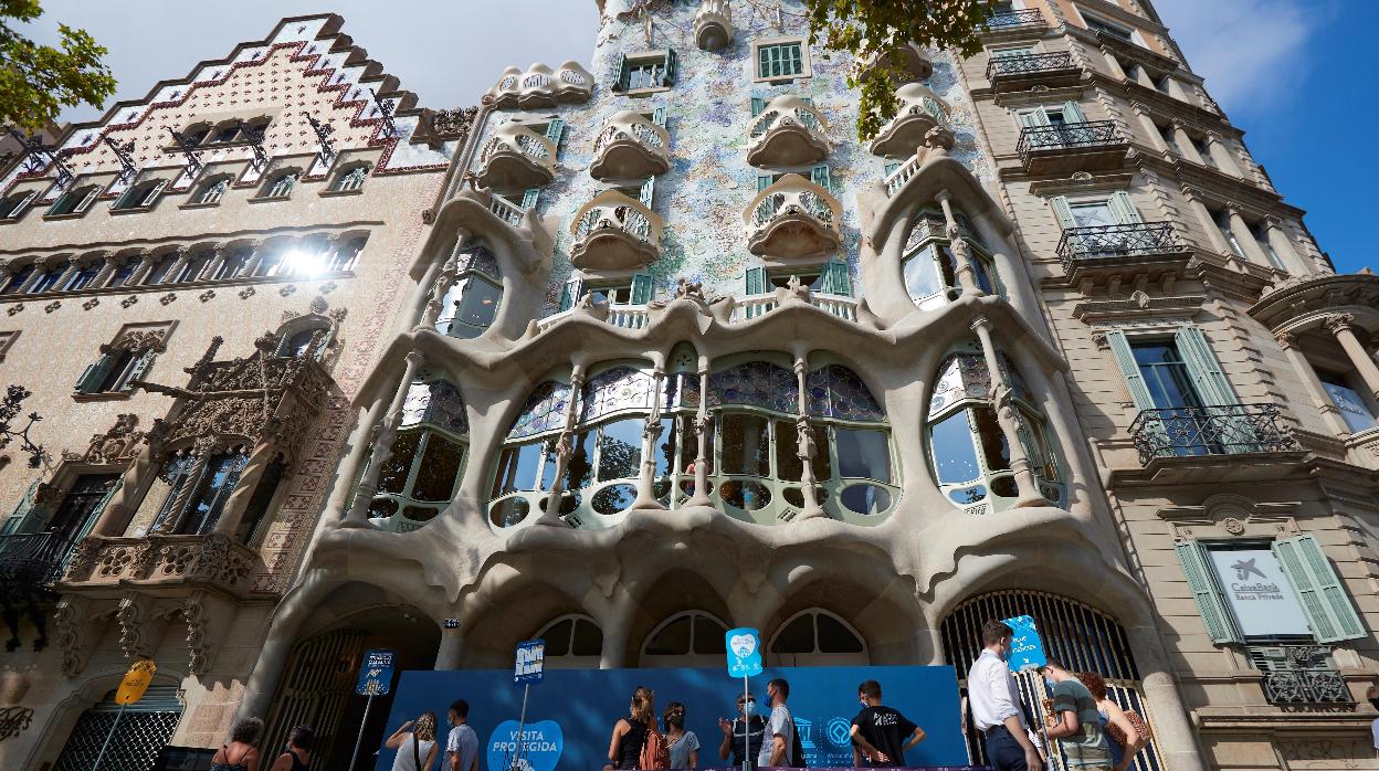 Exterior de la Casa Batlló en Barcelona