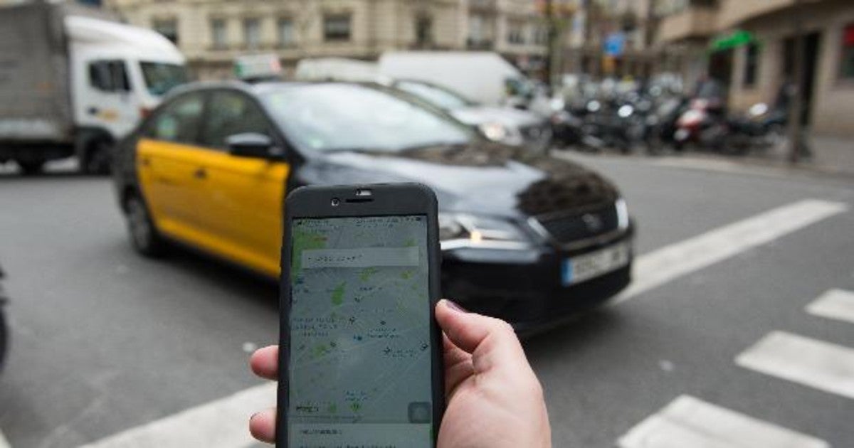 Un taxi de Barcelona en una imagen de archivo