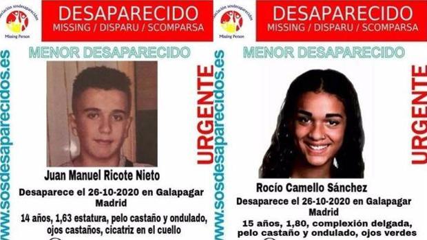 Aparece en buen estado uno de los menores desaparecidos desde hace 8 días en Galapagar