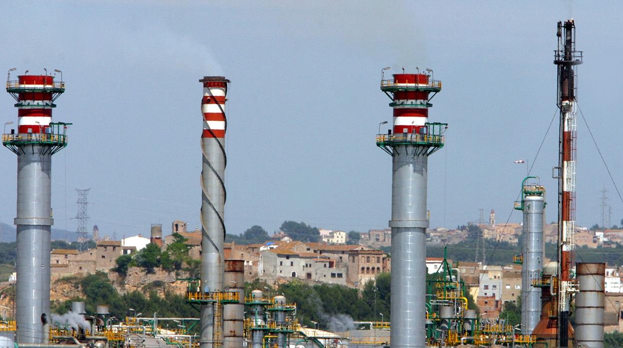 La industria petroquímica de Tarragona, en una imagen de archivo